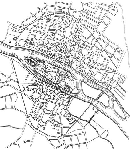 План средневекового Парижа. Париж Планировочная структура города. Планировочная структура города Венеция. План Парижа 16 век.