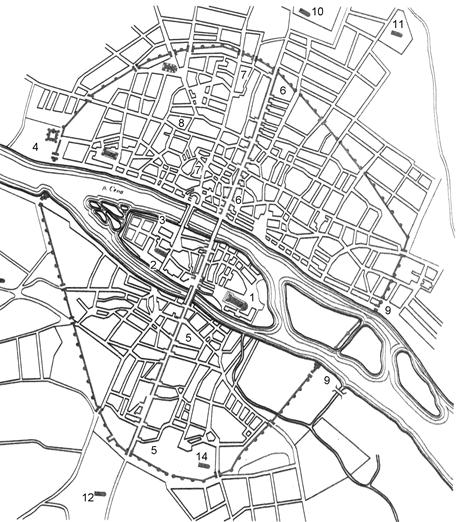 Сена план. План средневекового Парижа. Париж Планировочная структура города. Планировочная структура города Венеция. План Парижа 16 век.