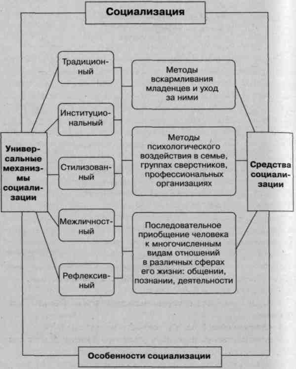 Общественные факторы социализации