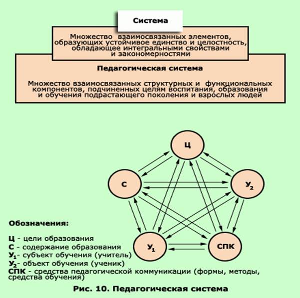 Представляют собой системы взаимосвязанных элементов