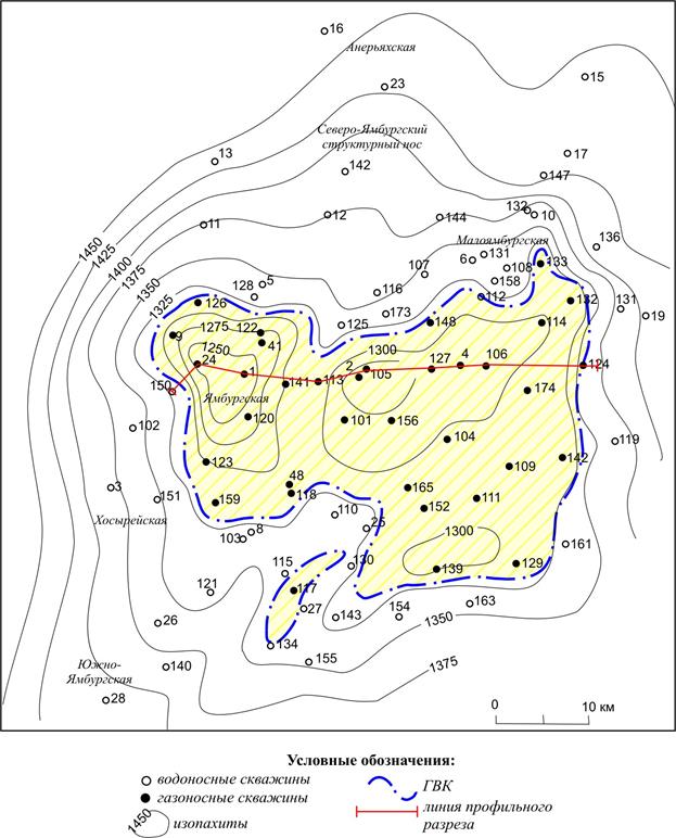 В каком субъекте находится ямбургское месторождение. Геологическая карта Ковыктинского месторождения. Структурная карта Ямбургского месторождения. Структурная карта. Контура нефтегазоносности.