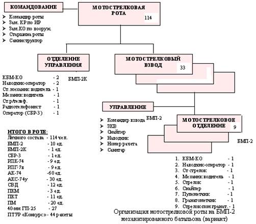 Состав мотострелковой роты. Организационно-штатная структура мотострелкового взвода на БМП вс РФ. Организационно-штатная структура мотострелкового полка на БМП. Организация МСР на БТР. Организационная структура мотострелкового полка.