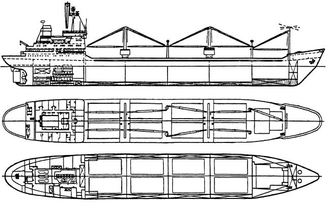 Контрольная работа по теме Универсальное сухогрузное однопалубное судно
