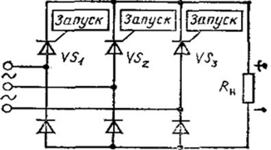 Регулятор напряжения выпрямителя. Трехфазный мостовой управляемый выпрямитель. Схема трехфазного выпрямителя на тиристорах. Трехфазный управляемый выпрямитель на тиристорах. Регулируемый трехфазный выпрямитель на тиристорах.