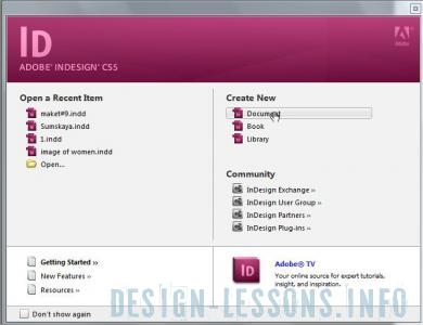 Как сделать лифлет в indesign