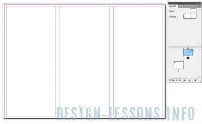 Как сделать лифлет в indesign