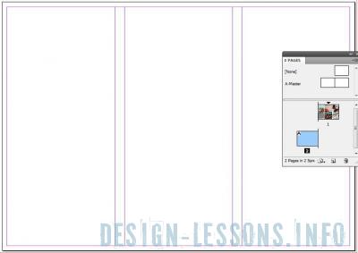 Как сделать лифлет в indesign