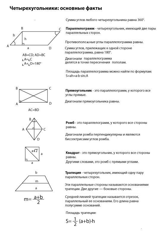 Площадь четырехугольника равна произведению его диагоналей