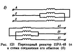 Чему равны зазоры между шинами переходного реактора
