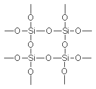 Схема образования химической связи sio2