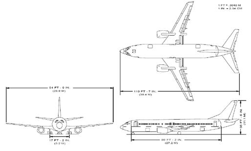 Чертежи боинг 737