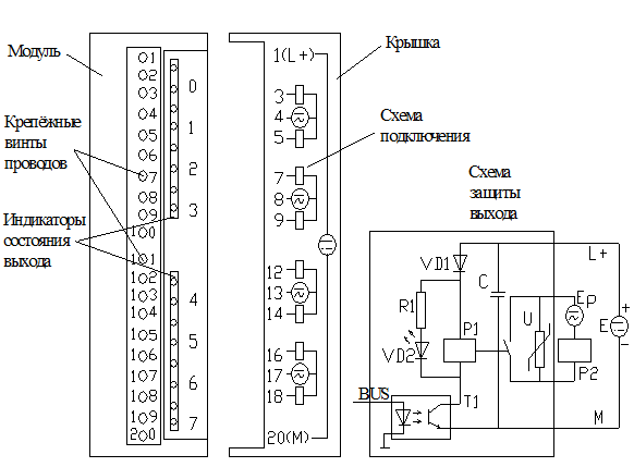 Sm331 схема подключения