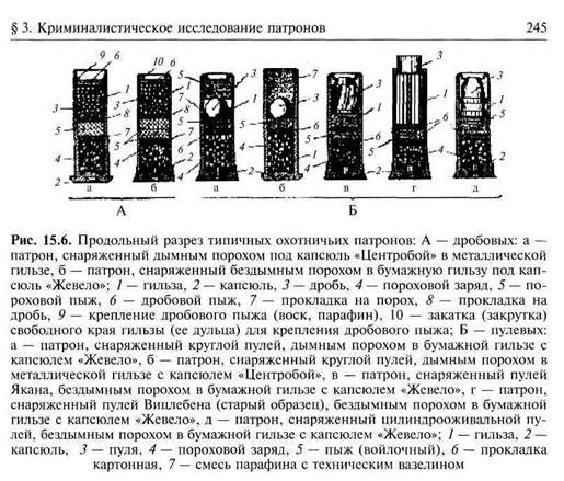 Описание гильзы криминалистика образец