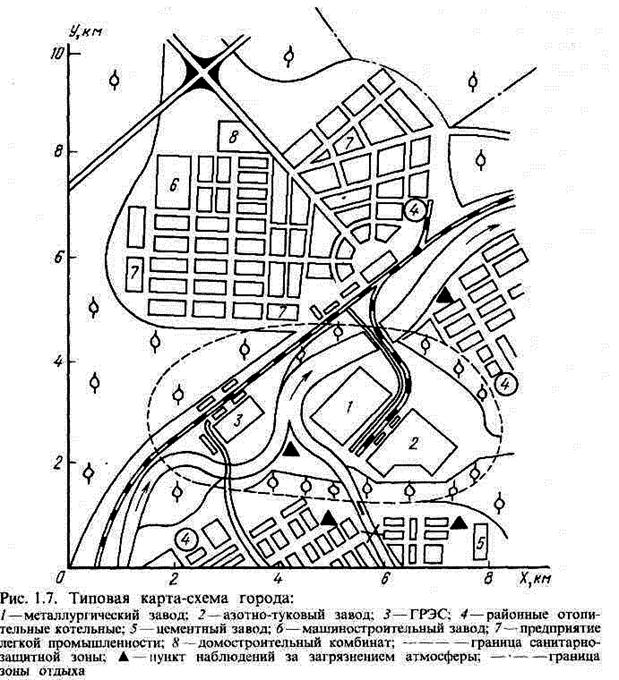 Спор схема города