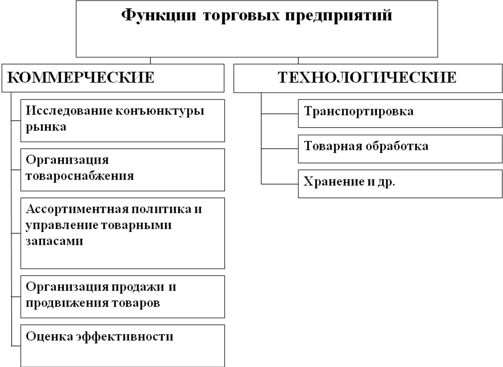 Первичные функции организации. Функции коммерческой деятельности схема. Функции розничных торговых предприятий. Функции предприятий оптовой торговли. Функции торгового предприятия.