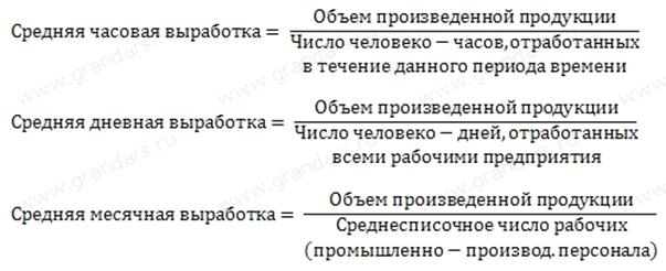 Как посчитать выработку