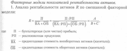 Факторный анализ активов