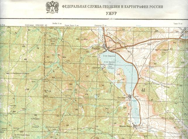 N 45 карта