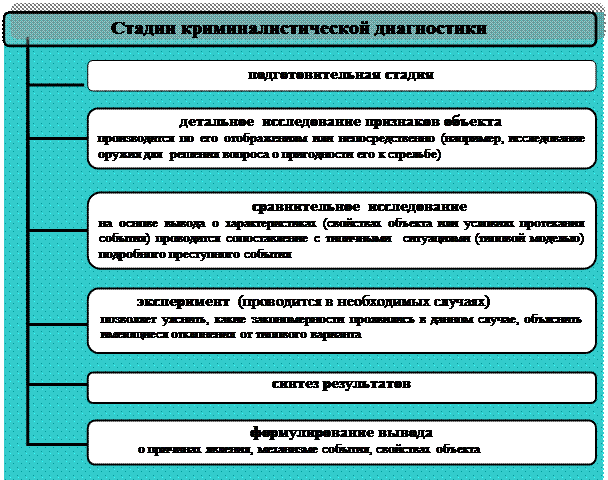 Классификация идентификационных признаков схема