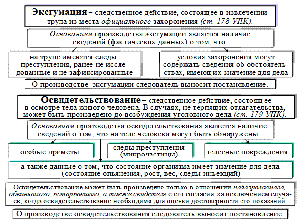 Следственное действие состоящее