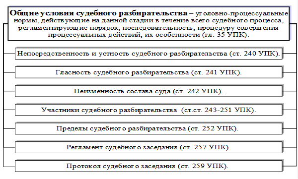 1 дела рассматриваемые в особом порядке. Порядок судебного разбирательства в уголовном процессе схема. Общие условия судебного разбирательства схема. Классификация общих условий судебного разбирательства. Общие условия судебного разбирательства в уголовном процессе схемы.