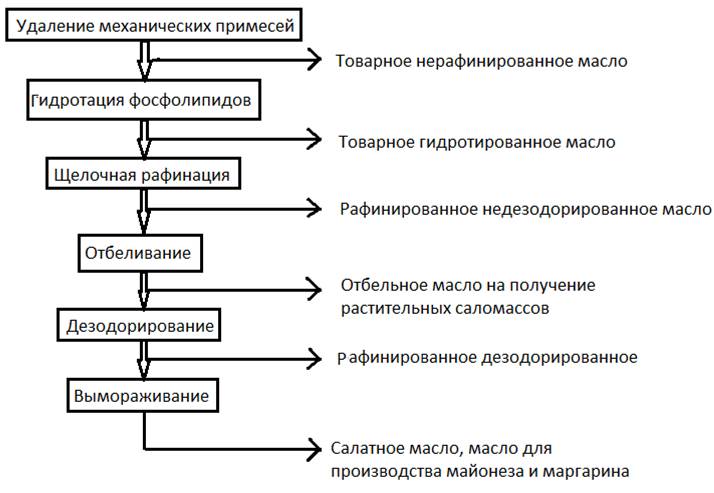 Процесс производства масла