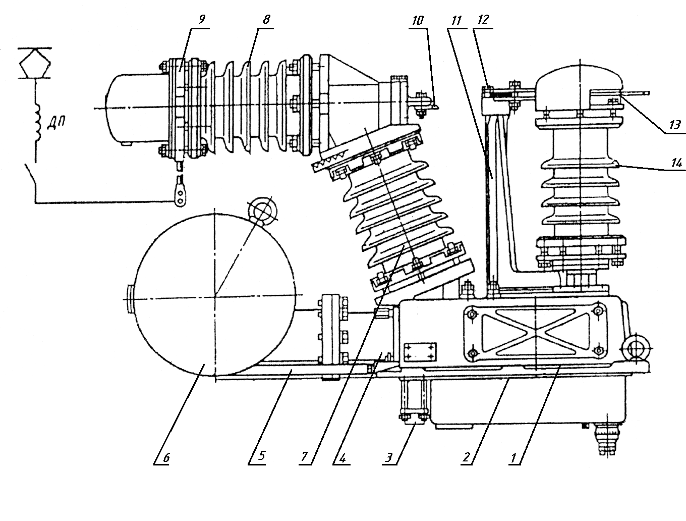 Разъединители электровоза