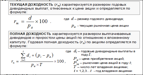 Найти доходность акции. Доходность дивидендов формула. Дивидендная доходность акций. Текущая доходность акции. Текущая рыночная доходность акции формула.